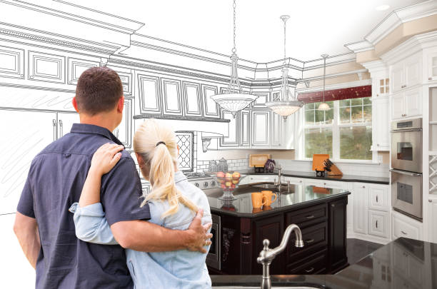 Professional Kitchen Island Installation technician working in Monticello, WI